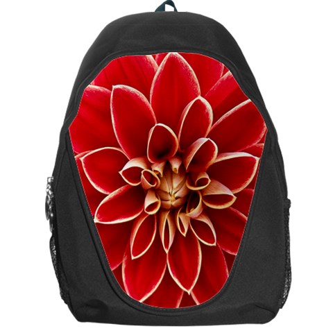 Red Dahila Backpack Bag from ArtsNow.com Front