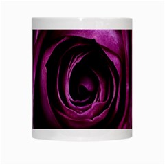 Deep Purple Rose White Coffee Mug from ArtsNow.com Center