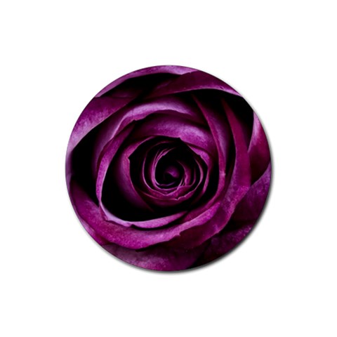 Deep Purple Rose Drink Coaster (Round) from ArtsNow.com Front