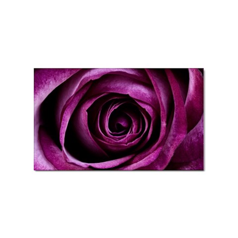 Deep Purple Rose Sticker (Rectangle) from ArtsNow.com Front