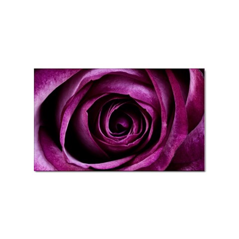 Deep Purple Rose Sticker 100 Pack (Rectangle) from ArtsNow.com Front