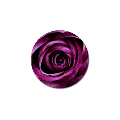 Deep Purple Rose Golf Ball Marker from ArtsNow.com Front