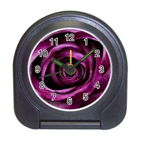 Deep Purple Rose Desk Alarm Clock from ArtsNow.com Front