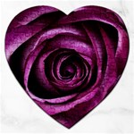 Deep Purple Rose Jigsaw Puzzle (Heart)