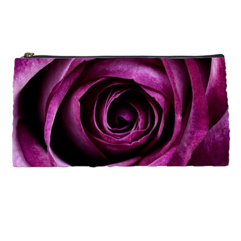 Deep Purple Rose Pencil Case from ArtsNow.com Front