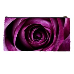 Deep Purple Rose Pencil Case from ArtsNow.com Back