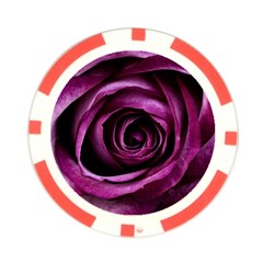 Deep Purple Rose Poker Chip (10 Pack) from ArtsNow.com Front