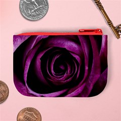 Deep Purple Rose Coin Change Purse from ArtsNow.com Back