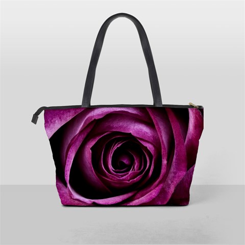 Deep Purple Rose Large Shoulder Bag from ArtsNow.com Back