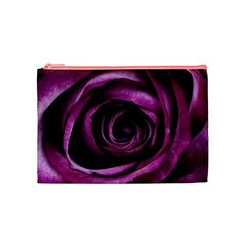 Deep Purple Rose Cosmetic Bag (Medium) from ArtsNow.com Front