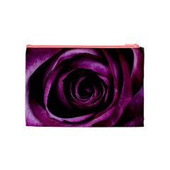 Deep Purple Rose Cosmetic Bag (Medium) from ArtsNow.com Back