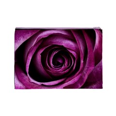 Deep Purple Rose Cosmetic Bag (Large) from ArtsNow.com Back