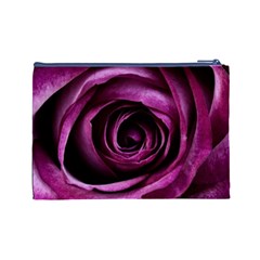 Deep Purple Rose Cosmetic Bag (Large) from ArtsNow.com Back