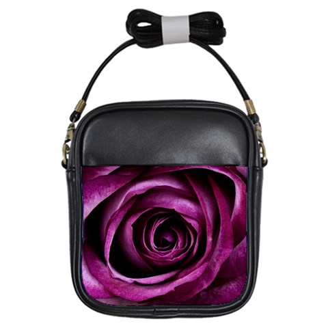 Deep Purple Rose Girl s Sling Bag from ArtsNow.com Front