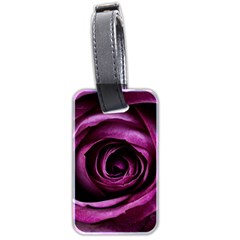 Deep Purple Rose Luggage Tag (Two Sides) from ArtsNow.com Back