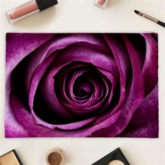 Deep Purple Rose Cosmetic Bag (XXL) from ArtsNow.com Back