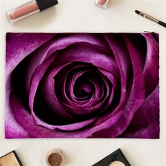 Deep Purple Rose Cosmetic Bag (XXL) from ArtsNow.com Back