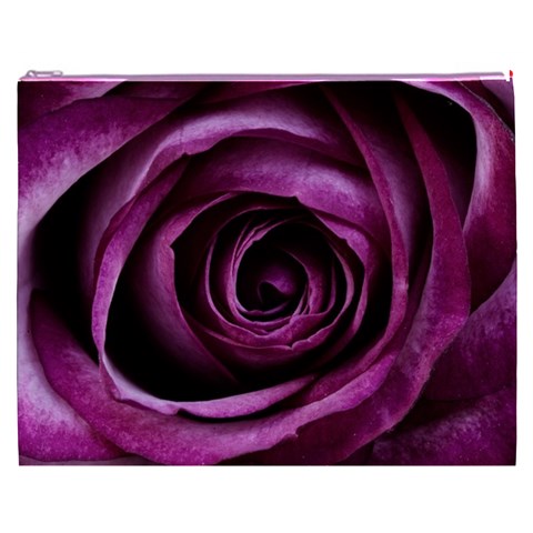 Deep Purple Rose Cosmetic Bag (XXXL) from ArtsNow.com Front