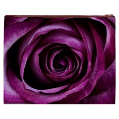 Deep Purple Rose Cosmetic Bag (XXXL) from ArtsNow.com Back