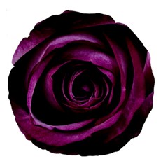 Deep Purple Rose 18  Premium Round Cushion  from ArtsNow.com Front