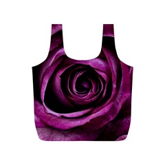 Deep Purple Rose Reusable Bag (S) from ArtsNow.com Back