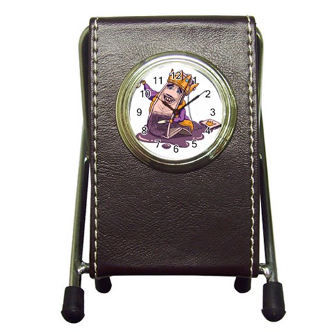 Royaltea Stationery Holder Clock from ArtsNow.com Front