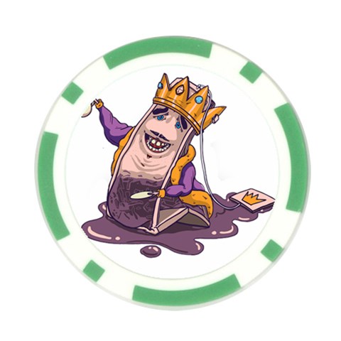 Royaltea Poker Chip from ArtsNow.com Front