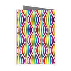 Rainbow Waves Mini Greeting Card from ArtsNow.com Right