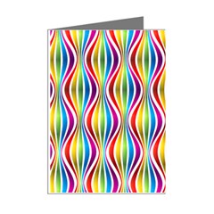 Rainbow Waves Mini Greeting Card (8 Pack) from ArtsNow.com Right