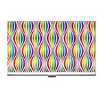 Rainbow Waves Business Card Holder