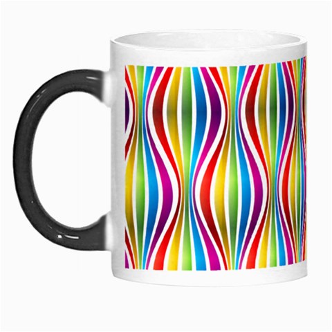 Rainbow Waves Morph Mug from ArtsNow.com Left