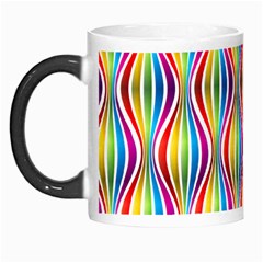 Rainbow Waves Morph Mug from ArtsNow.com Left