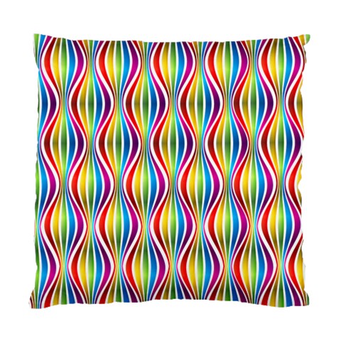 Rainbow Waves Cushion Case (Two Sided)  from ArtsNow.com Back