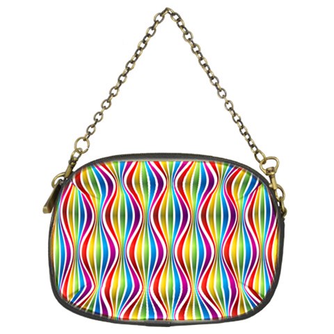 Rainbow Waves Chain Purse (Two Sided)  from ArtsNow.com Back