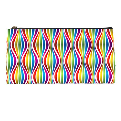 Rainbow Waves Pencil Case from ArtsNow.com Front