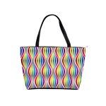 Rainbow Waves Large Shoulder Bag