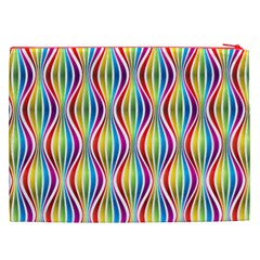 Rainbow Waves Cosmetic Bag (XXL) from ArtsNow.com Back