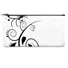 Floral Butterfly Design Pencil Case from ArtsNow.com Front