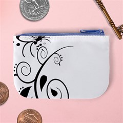 Floral Butterfly Design Coin Change Purse from ArtsNow.com Back