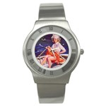 SailorGirlPinup Stainless Steel Watch