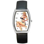 popular pinup Barrel Style Metal Watch