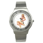 popular pinup Stainless Steel Watch