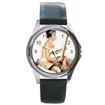 pinupW Round Metal Watch