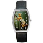 pinup-railing Barrel Style Metal Watch