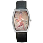 pinup_23 Barrel Style Metal Watch