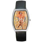 pinup_19 Barrel Style Metal Watch