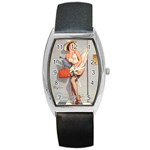 pinup_10 Barrel Style Metal Watch