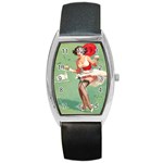 pinup_1 Barrel Style Metal Watch