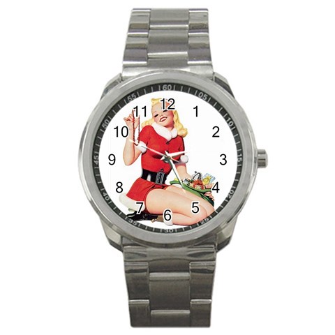 PINUP181 Sport Metal Watch from ArtsNow.com Front