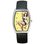 PINUP072 Barrel Style Metal Watch